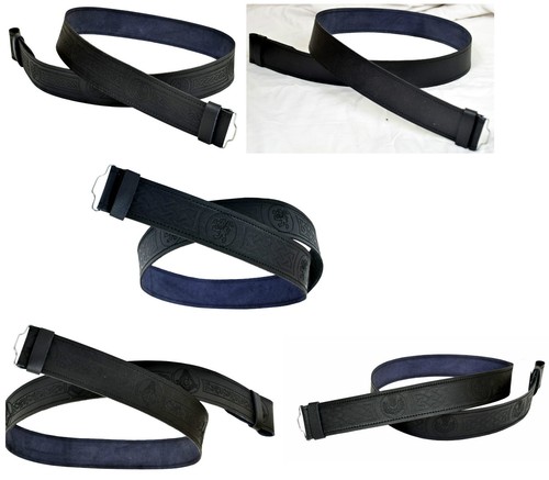 Leather kilt belt - belt, adjustable