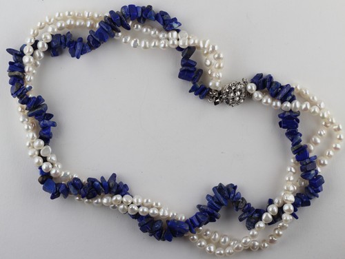 Lapis lazuli and freshwater - lazuli,