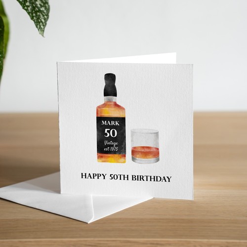 Personalised 50th birthday - 50th,