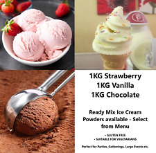 🍧 1KG Bag Soft Ice Cream Maker Powder Scoop Machine Instant Ready Mix (GF) (V)