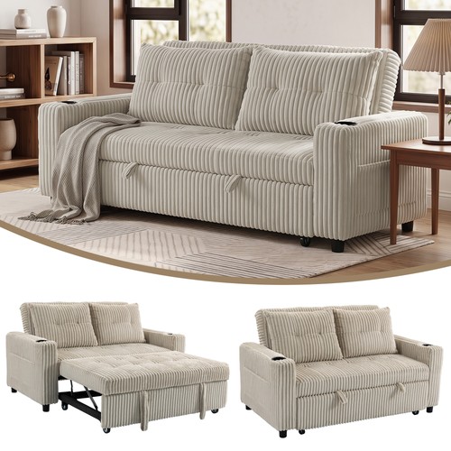 Homcom corduroy click - click, clack