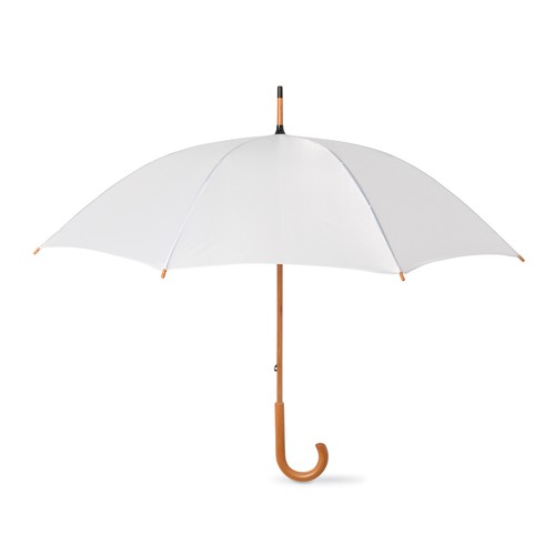 Classic white umbrella crook - white,