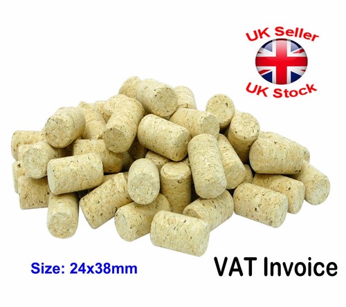 Corks 24x38mm natural straight - corks,