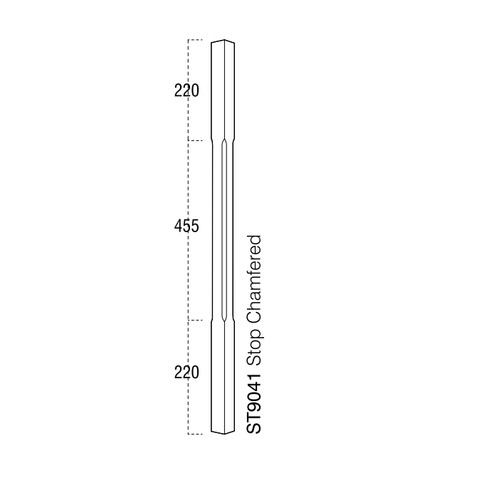 32mm solid pine stair spindle - 32mm,