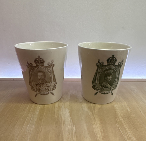 Pair antique 1911 doulton - pair,