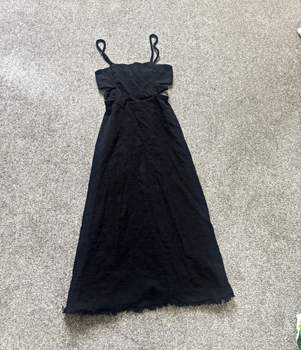 Zara black cut out strappy - cut-out,