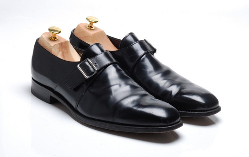 Loake black monk strap - ,