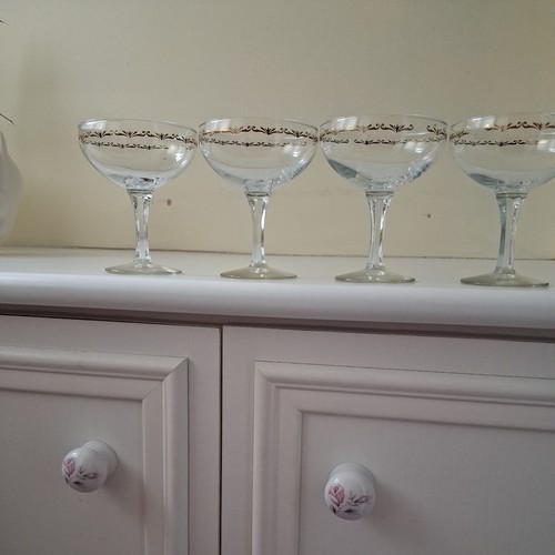 Set vintage champagne - set, 4