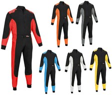 Kart Race Rally suits overall Poly Cotton One Piece Karting Suit Adult Sizes NEW