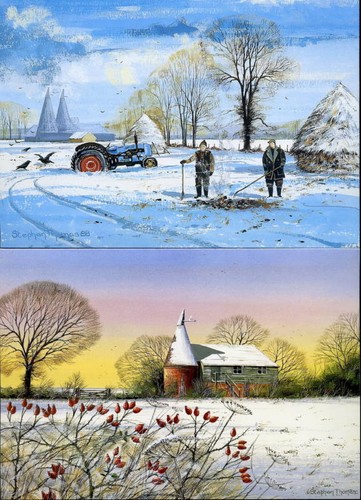 Sussex kent winter scenes - sussex, &