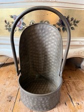 Vintage Brass Coal Scuttle