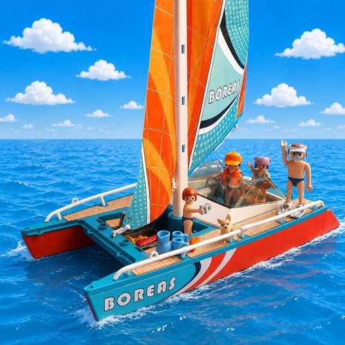 Playmobil catamaran sailboat - playmobil,