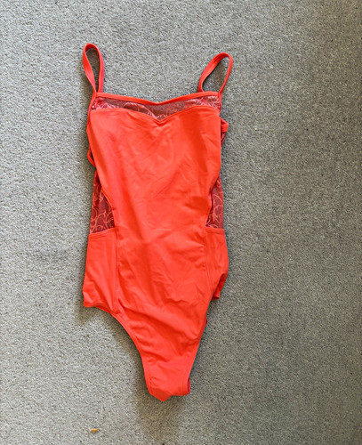 Mirella coral orange pink - coral, lace