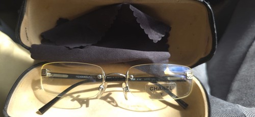 Vintage chanel c127 - vintage, rimless