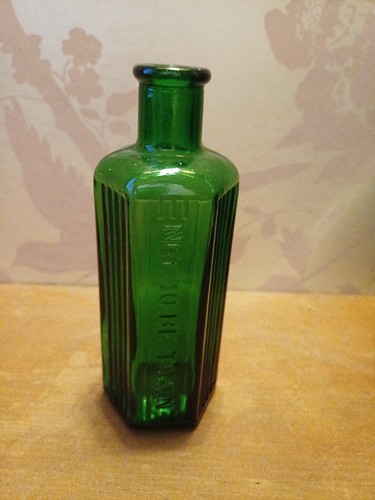 Antique green ribbed - ,