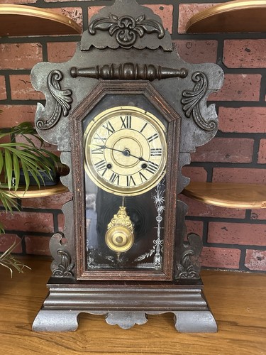 Antique new haven clock - antique,