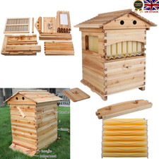 7 Auto Honey Hive Beehive Frames Beekeeping Brood Cedarwood Box