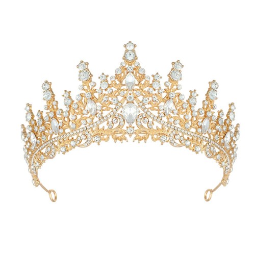 Baroque crystal crowns - crowns,
