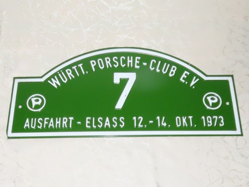 Tin sign car rallye - tin,