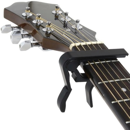 Black capo universal guitar - capo,