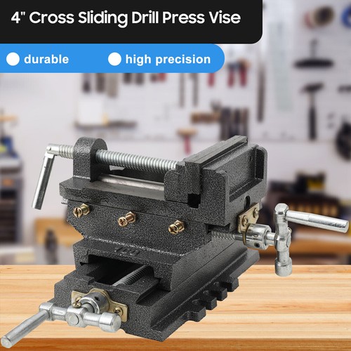 Cross sliding drill press vise - drill,