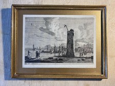 Antique 1656 Original Etching By Reinier Nooms (Zeeman).