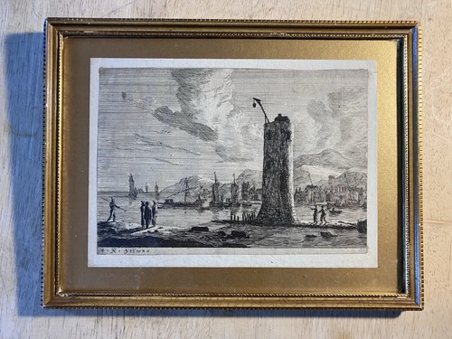 Antique 1656 original etching - original,