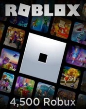 4500 Robux Roblox Digital Code Only