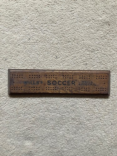 Vintage wooden cribbage score - vintage,
