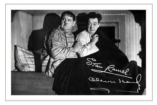 Laurel hardy signed - laurel,