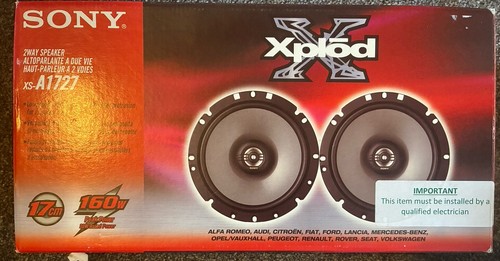 Sony xplod way speakers - sony,