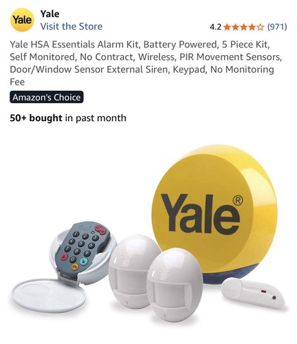 Yale hsa6410 premium - yale, alarm