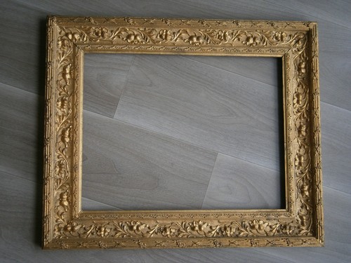 Large frame 1900 wood and - large,