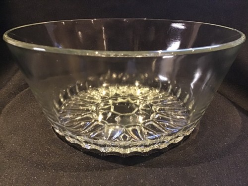 Vintage clear crystal glass - clear,