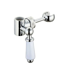 Rigid Shower Riser Rail Pole Traditional Lever Chrome Solid Brass ENKI B14