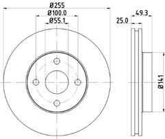 Drivemaster front brake - 2x,