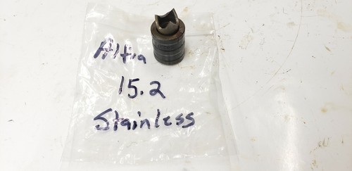 Alfra 2mm hole stainless - 15.2mm,
