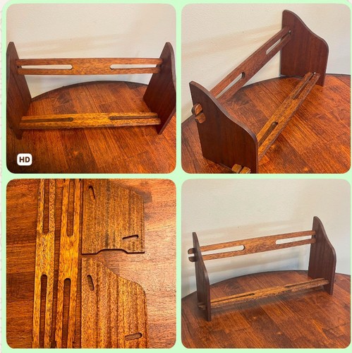 Vintage wood tabletop book - wood,