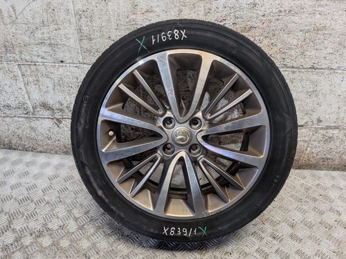 Alloy wheel damaged tyre - alloy,