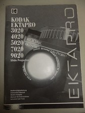 Instructions slide projector KODAK EKTAPRO 3020 4020 5020 7020 9020  CD/EMail