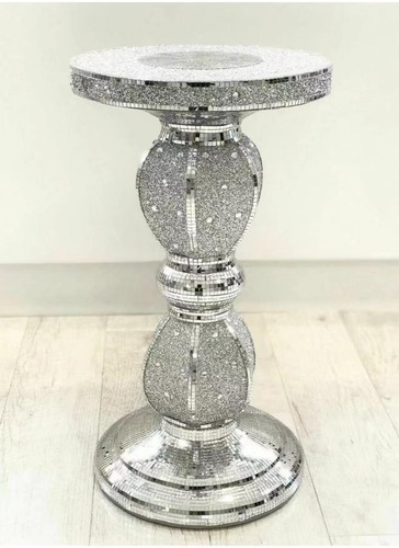 Mirrored mosaic vase table - mosaic,