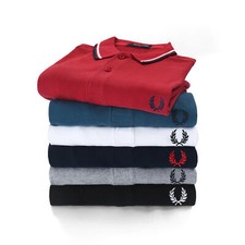 Uomo-Polo-Fred Perry Short Sleeve Mesh Regular Polo Shirt Slim Fit Multicolore