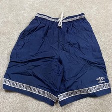 VTG Umbro Shorts Mens S Blue