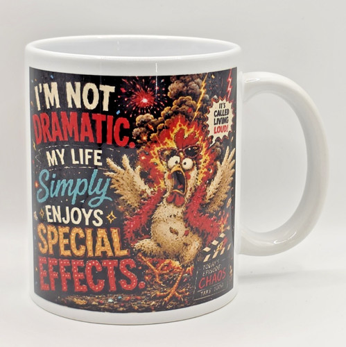 Funny chicken mug - funny, not