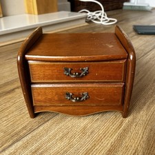 Vintage Wooden Jewellery Box
