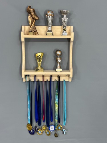 Tier wall shelf trophy and - wall,