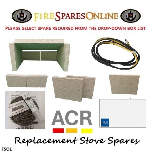 Acr oakdale stove spares - oakdale,