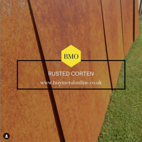 Weathered corten steel sheet - weathered,