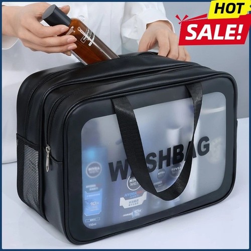 Transparent makeup bag dry - transparent,