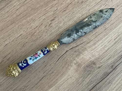 Antique porcelain handle - antique,